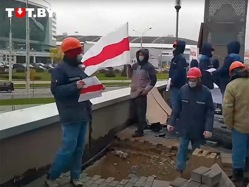 В Белоруссии начались акции протеста в первый день "национальной забастовки" (ВИДЕО)