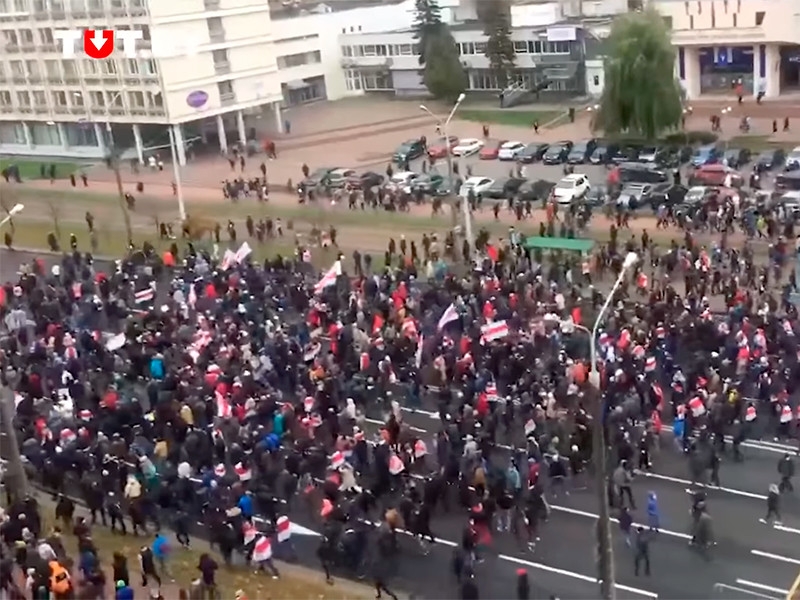В Минске разогнали "Марш народовластия". Более 100 задержанных