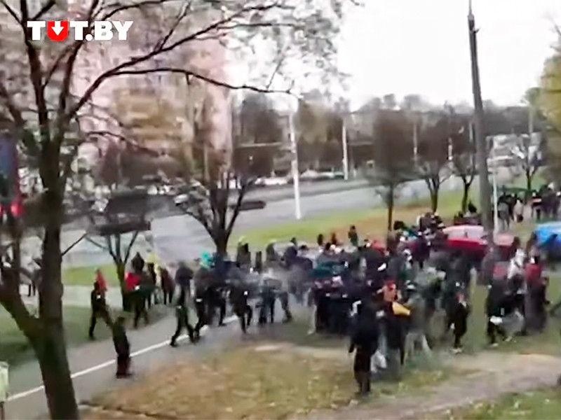 В Минске во время акции протеста уже задержаны несколько десятков человек