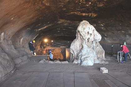 Найдены древнейшие следы пещерного человека