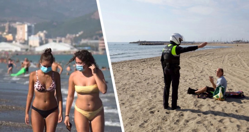 Пляжи превращают в полевые госпитали: туристам придётся носить маску даже на пляже и в бассейне