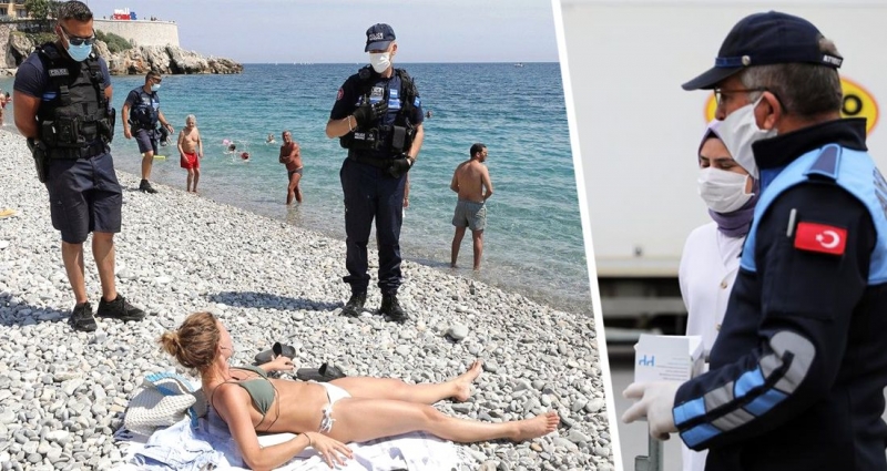 Пляжи в Анталии полностью опустели: рейды полиции не щадят никого