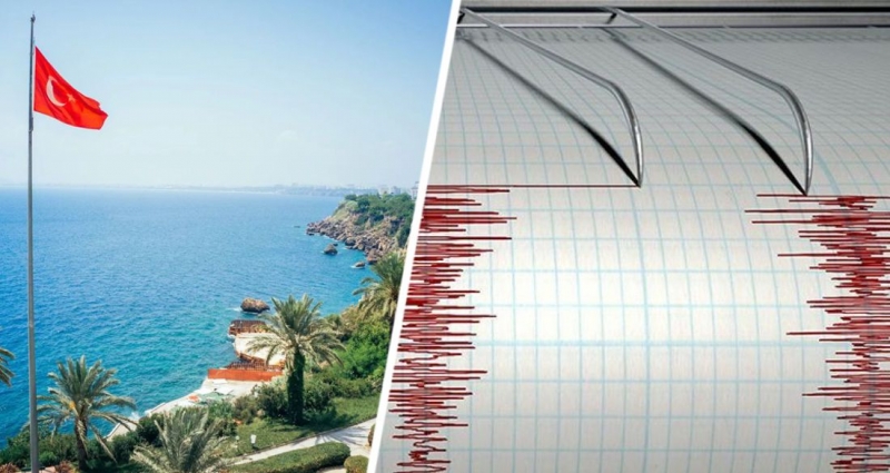 В Турции произошло обширное землетрясение: трясло все курортное побережье Анталии