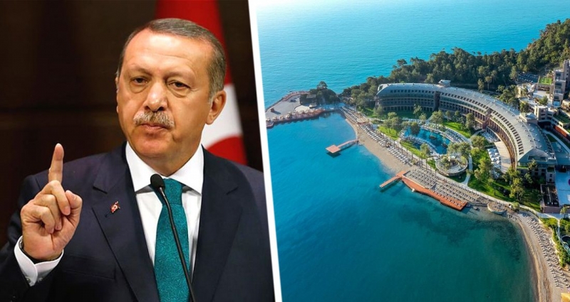 Самый дешевый номер в отеле, открытом Эрдоганом в Анталии, начали продавать по 408 700 рублей