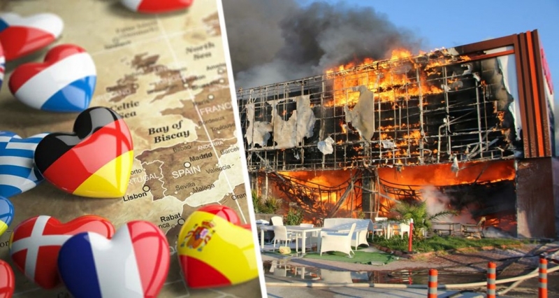 Туристам выпущено предупреждение: кроме Турции, начались пожары в Италии, Греции и Тунисе