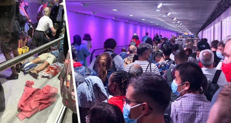 Ад и хаос: в крупнейшем аэропорту образовались очереди из туристов на 5 часов