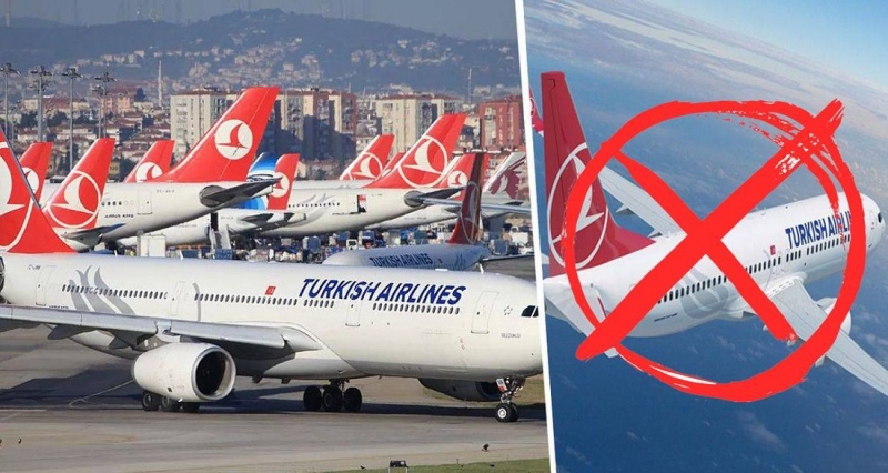 «Турецкие авиалинии» отменили рейсы в три крупных города России до конца 2022 года