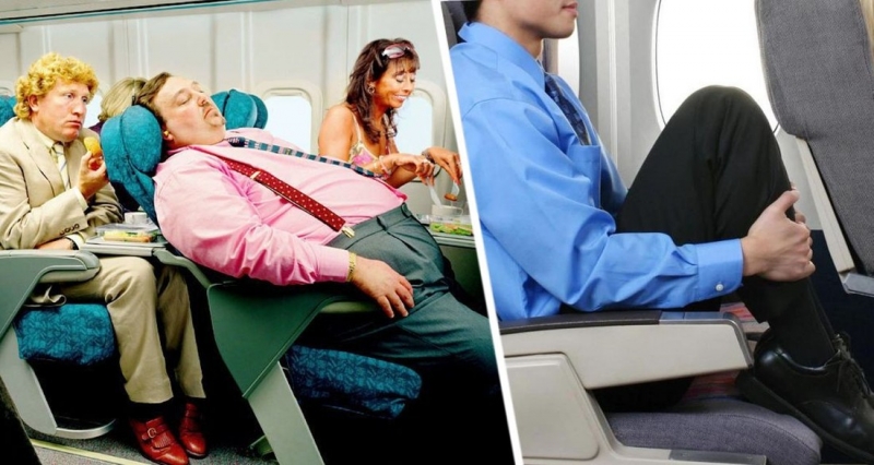Пассажирам самолета объяснили, почему опасно откидывать кресло полностью