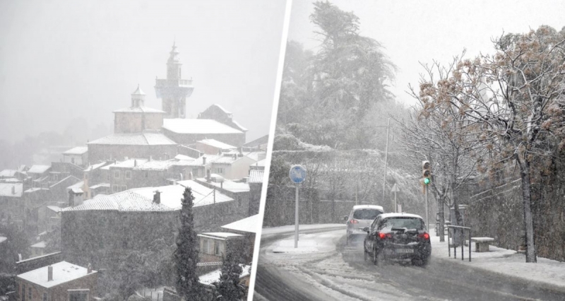 На любимые россиянами средиземноморские курорты обрушилась Сибирская зима: 40 см снега и мороз -18&deg;C шокировали туристов