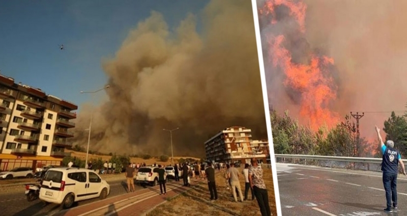Пожары добрались до ещё одного курорта Турции: началась эвакуация