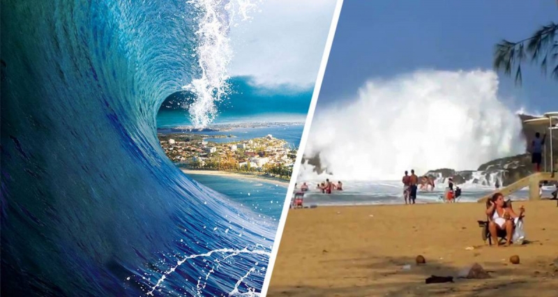 Объявлена тревога: гигантские волны ударили по популярному курорту, началась эвакуация туристов, один уже утонул