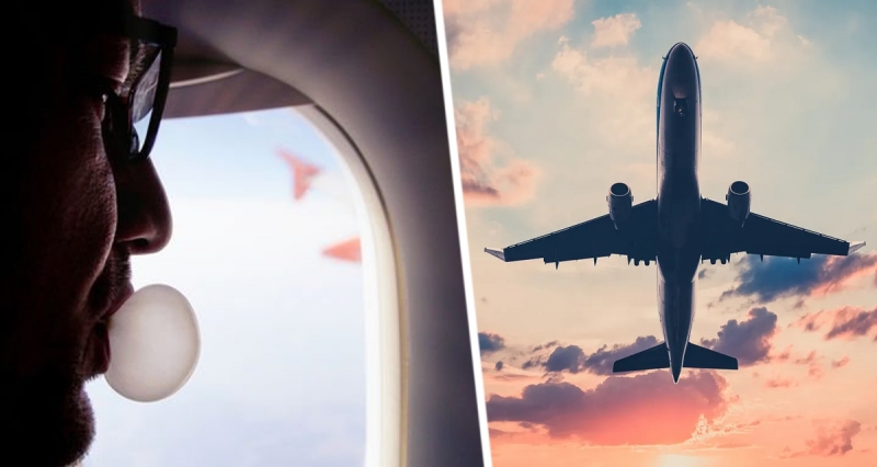 Туристам сообщили, почему в самолете опасно жевать жвачку